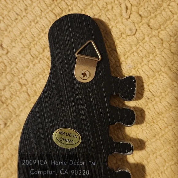 Guitar Headstock Wall Hooks Set Of 3 - Picture 11 of 15